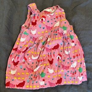 Baby Boden chicken print corduroy jumper